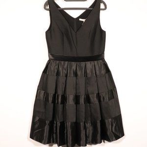 NWT Halston Heritage Black Patterned Dress Size 6